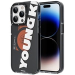 Apple iPhone 13 Pro Max Kılıf M-safe Şarj Özellikli Youngkit Binfen Serisi Yazı Temalı Kapak