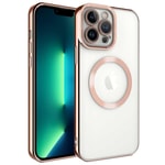 Apple iPhone 13 Pro Max Kılıf M-safe Wireless Şarj Özellikli Zore Setro Silikon