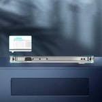 Apple iPhone 13 Pro Max Kılıf Standlı Şeffaf Silikon Zore L-Stand Kapak