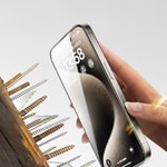Apple iPhone 13 Pro Max Zore 2.5D Oliv HD Temperli Cam Ekran Koruyucu + Kolay Uygulama Aparatı