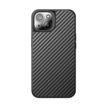 Apple iPhone 14 Kılıf Aramid Karbon Fiber M-safe Özellikli Wlons Radison Kapak