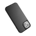 Apple iPhone 14 Kılıf Aramid Karbon Fiber M-safe Özellikli Wlons Radison Kapak