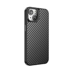 Apple iPhone 14 Kılıf Aramid Karbon Fiber M-safe Özellikli Wlons Radison Kapak