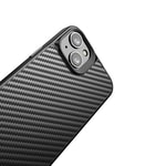 Apple iPhone 14 Kılıf Aramid Karbon Fiber M-safe Özellikli Wlons Radison Kapak