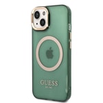 Apple iPhone 14 Kılıf GUESS M-safe Şarj Özellikli Airbagli Dizayn Kapak