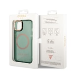 Apple iPhone 14 Kılıf GUESS M-safe Şarj Özellikli Airbagli Dizayn Kapak