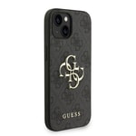 Apple iPhone 14 Kılıf Guess Orjinal Lisanslı PU Deri Bilek Askı İpli Metal Büyük 4G ve Yazı Logolu Kapak