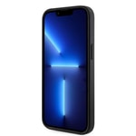 Apple iPhone 14 Kılıf Guess Orjinal Lisanslı M-safe Şarj Özellikli 4G Desenli Çizgili Kartlıklı Kapak