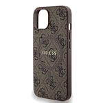 Apple iPhone 14 Kılıf Guess Orjinal Lisanslı Yazı ve Taşlı 4G Logolu Silikon Kapak