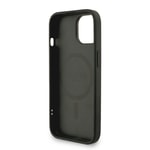 Apple iPhone 14 Kılıf Guess Orjinal Lisanslı M-safe Şarj Özellikli PU Deri Bilek Askı İpli Yazı Logolu Kapak