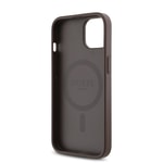 Apple iPhone 14 Kılıf Guess Orjinal Lisanslı M-safe Şarj Özellikli Gül Baskılı 4G Desenli Yazı Logolu Kapak