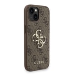 Apple iPhone 14 Kılıf Guess Orjinal Lisanslı PU Deri Bilek Askı İpli Metal Büyük 4G ve Yazı Logolu Kapak