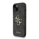 Apple iPhone 14 Kılıf Guess Orjinal Lisanslı PU Deri Bilek Askı İpli Metal Büyük 4G ve Yazı Logolu Kapak