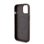Apple iPhone 14 Kılıf Guess Orjinal Lisanslı M-safe Şarj Özellikli Yazı Logolu 4G Desenli Kapak + Powerbank 5000mAh 2in1 Set