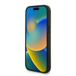 Apple iPhone 14 Kılıf Guess Orjinal Lisanslı M-safe Şarj Özellikli PU Deri Bilek Askı İpli Yazı Logolu Kapak