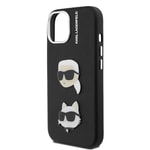 Apple iPhone 14 Kılıf Karl Lagerfeld Orjinal Lisanslı K&C Heads Pin Kapak