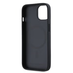Apple iPhone 14 Kılıf Karl Lagerfeld Orjinal Lisanslı M-safe Şarj Özellikli KL Yazılı Hot Stamp Kapak