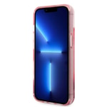 Apple iPhone 14 Kılıf Karl Lagerfeld Sıvılı Simli Karl Head Dizayn Kapak