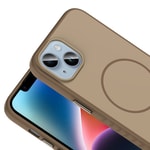 Apple iPhone 14 Kılıf M-safe Şarj Özellikli Zore Tea Kapak