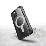 Apple iPhone 14 Kılıf M-safe Şarj Özellikli Raptic Secure Serisi Çift Kat TPU Kenarlı Şeffaf Arka Yüzeyli Kapak