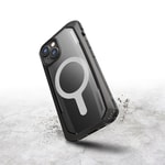 Apple iPhone 14 Kılıf M-safe Şarj Özellikli Raptic Secure Serisi Çift Kat TPU Kenarlı Şeffaf Arka Yüzeyli Kapak