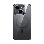 Apple iPhone 14 Kılıf M-safe Şarj Özellikli Cam Yüzey Benks Electroplated Kapak