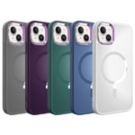 Apple iPhone 14 Kılıf M-safe Wireless Şarj Özellikli Zore Stil Kapak