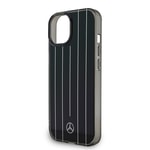 Apple iPhone 14 Kılıf Mercedes Benz Orjinal Lisanslı New Urban 3 Sert PC Paralel Çizgi Desenli Kapak