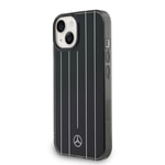 Apple iPhone 14 Kılıf Mercedes Benz Orjinal Lisanslı New Urban 3 Sert PC Paralel Çizgi Desenli Kapak