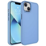 Apple iPhone 14 Kılıf Metal Çerçeve ve Buton Tasarımlı Sert Zore Botox Kapak