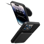 Apple iPhone 14 Plus Kılıf Karbon Fiber M-safe Şarj Özellikli Benks Hybrid ArmorPro 1500D Kevlar Kapak