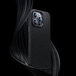 Apple iPhone 14 Plus Kılıf Karbon Fiber M-safe Şarj Özellikli Benks Hybrid ArmorPro 1500D Kevlar Kapak
