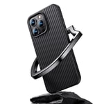 Apple iPhone 14 Plus Kılıf Karbon Fiber M-safe Şarj Özellikli Benks Hybrid ArmorPro 1500D Kevlar Kapak