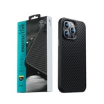 Apple iPhone 14 Plus Kılıf Karbon Fiber M-safe Şarj Özellikli Benks Hybrid ArmorPro 1500D Kevlar Kapak