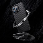 Apple iPhone 14 Plus Kılıf Karbon Fiber M-safe Şarj Özellikli Benks Hybrid ArmorPro 1500D Kevlar Kapak