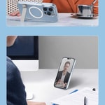 Apple iPhone 14 Plus Kılıf Standlı M-safe Wireless Şarj Özellikli Wiwu Aurora Serisi Kapak