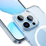 Apple iPhone 14 Plus Kılıf Standlı M-safe Wireless Şarj Özellikli Wiwu Aurora Serisi Kapak