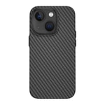 Apple iPhone 14 Plus Kılıf ​​​​​Wiwu Karbon Fiber Görünümlü M-safe Wireless Şarj Özellikli Kabon Kapak