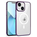 Apple iPhone 14 Plus Kılıf Zore Wireless Şarj Özellikli Pixel M-safe Kapak