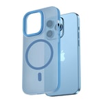 Apple iPhone 14 Plus Wiwu Frosted Magnetic Buzlu Sert PC Kapak
