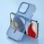 Apple iPhone 14 Plus Wiwu Frosted Magnetic Buzlu Sert PC Kapak