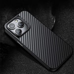Apple iPhone 14 Pro Kılıf Aramid Karbon Fiber M-safe Özellikli Wlons Radison Kapak
