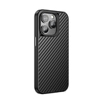 Apple iPhone 14 Pro Kılıf Aramid Karbon Fiber M-safe Özellikli Wlons Radison Kapak