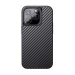 Apple iPhone 14 Pro Kılıf Aramid Karbon Fiber M-safe Özellikli Wlons Radison Kapak