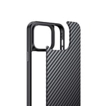 Apple iPhone 14 Pro Kılıf Aramid Karbon Fiber M-safe Özellikli Wlons Radison Kapak