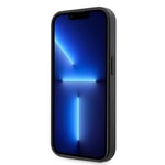 Apple iPhone 14 Pro Kılıf Ferrari Orjinal Lisanlı Klasik Metal Logolu Delikli Standlı Deri Kapak