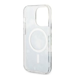 Apple iPhone 14 Pro Kılıf GUESS M-safe Şarj Özellikli Yaprak Desenli M-safe Şarj Kablolu Kapak
