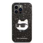 Apple iPhone 14 Pro Kılıf Karl Lagerfeld Parlak Taşlı Choupette Dizayn Kapak