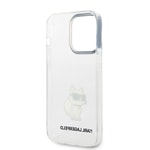 Apple iPhone 14 Pro Kılıf Karl Lagerfeld Transparan Choupette Dizayn Kapak