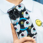 Apple iPhone 14 Pro Kılıf M-safe Şarj Özellikli Youngkit Happy View Serisi Kapak